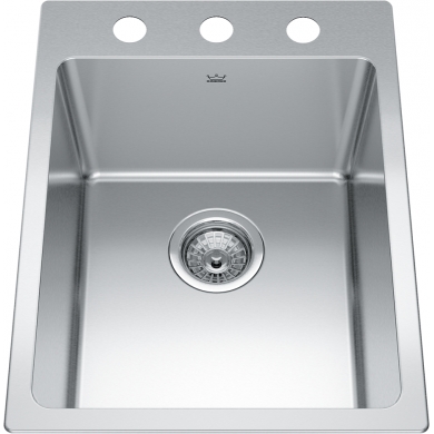 Brookmore Drop In Sink -  BSL2116-9-3N