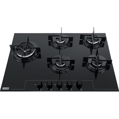 Cooktop Glass Tripla Chama 75cm Preto