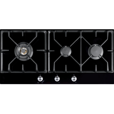 85cm Black Glass Gas Cooktop FIG903B1N