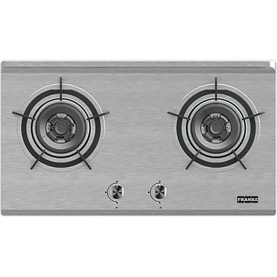 Gas Hob FHS7212 Stainless steel 2 burner