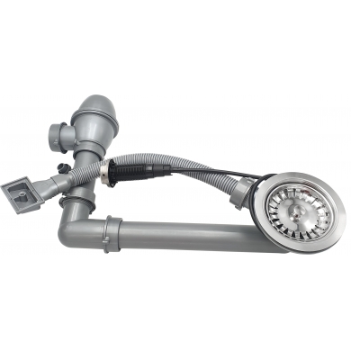 VIDAGE AUTO EVIER INOX 1CUVE D90MM