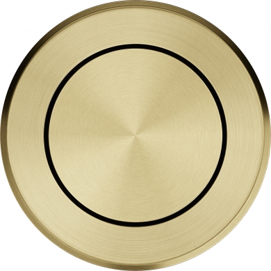 Push knob round gold