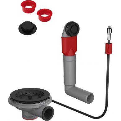 Vidage auto push noir mat UBG 610-56