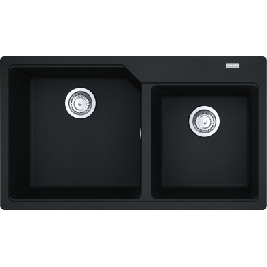 URBAN Onyx Double Bowl Sink UBG620-86ON