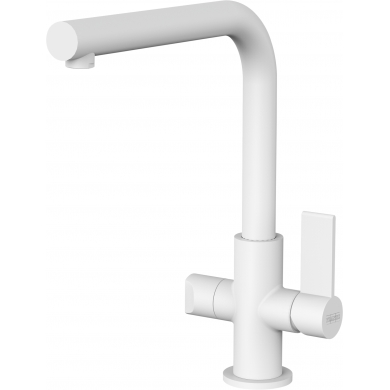 Blandare Neptune L-model, white, dm-a