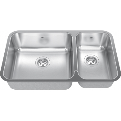 Steel Queen Undermount Sink QCUA1831R-8N