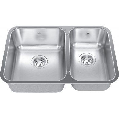 Steel Queen Undermount Sink QCUA1827R-8N