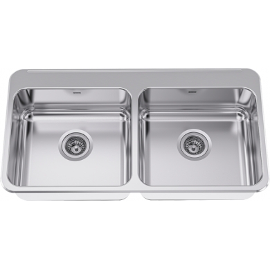 LBD6808-1 Double bowl topmount, 20 ga