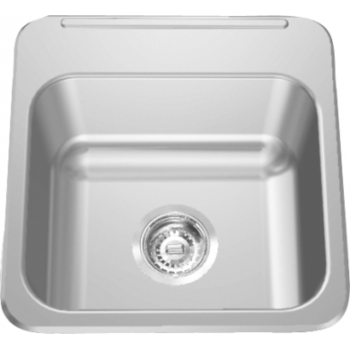 LBS1308P-1 Single bowl topmount, 18 ga