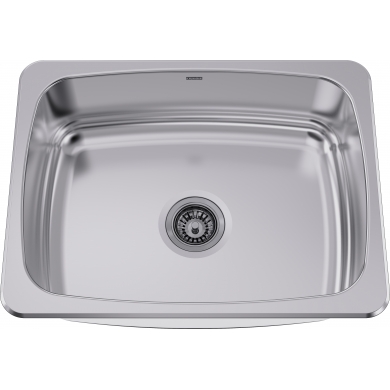 S7308-1 Single bowl, no ledge, 20 ga