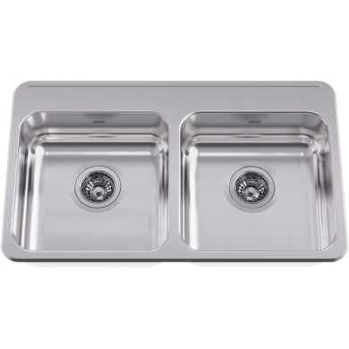 ALBD4405P-1 ADA Double bowl topmount