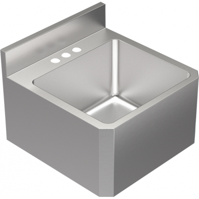 WHBS181910-3 Wall hung wash basin,18ga