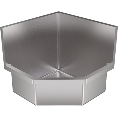 FSS2210-316-1 Type 316 Mop sink, corner