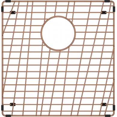 Bottom grid with feet SS 391x401mm CP